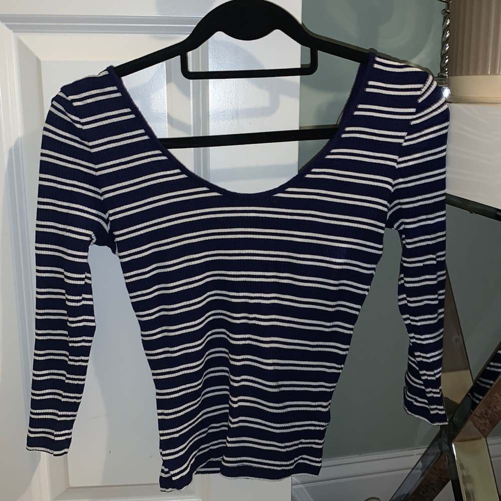 Express Ribbed Long sleeve Crop top